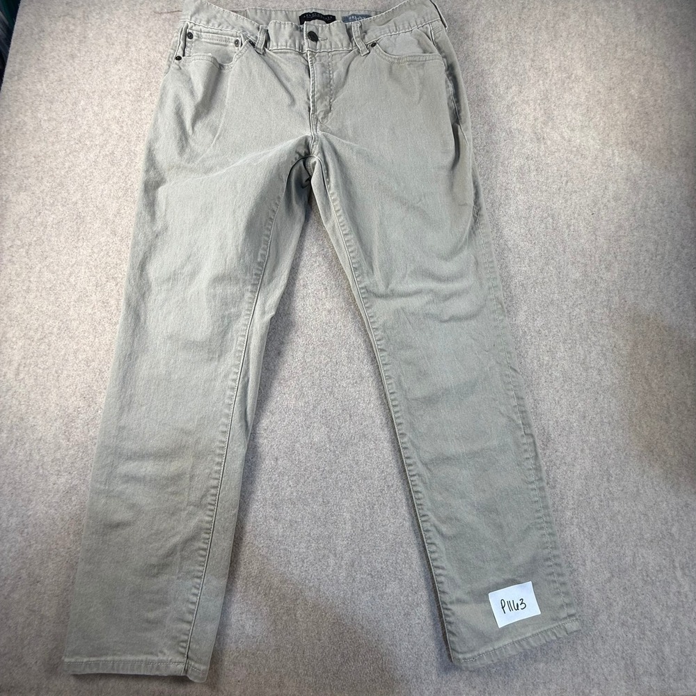 Aeropostale Mens Skinny Fit Khaki Tan Pants Size 34x30 Stretch Twill Chinos
